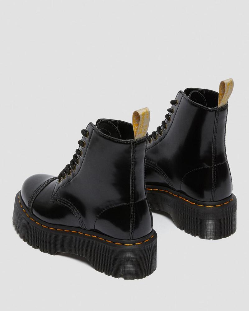 Women's Dr Martens Vegan Sinclair Platform Boots Black | AU 264OKI